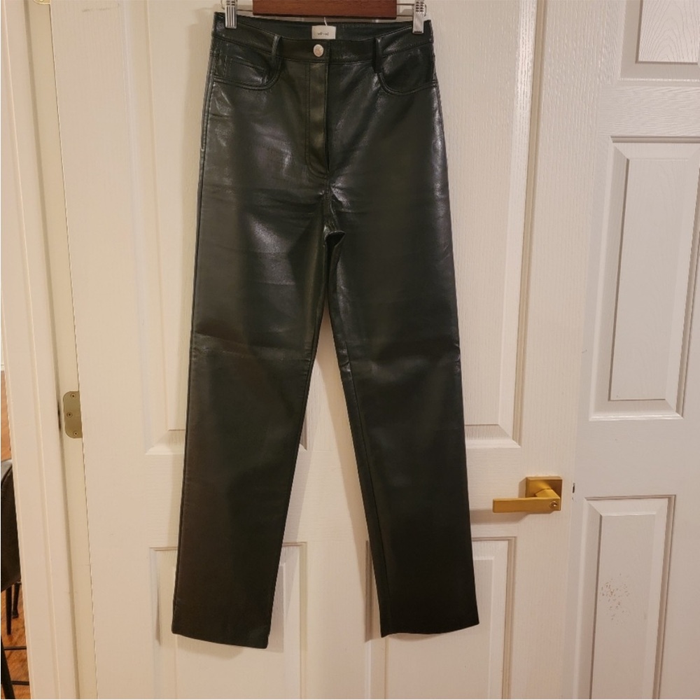 ARITZIA Wilfred leather pants